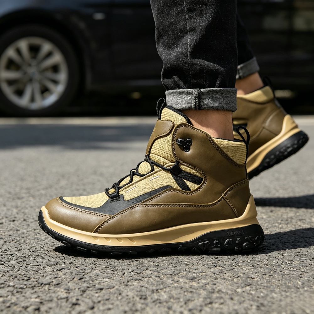 Streetwear Brand Shoes - Zapatos de Cuero de Caña Alta