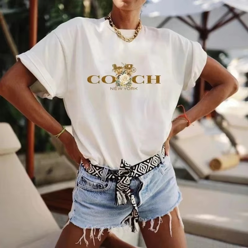 Streetwear Brand Flower - Camiseta de algodón con logotipo de