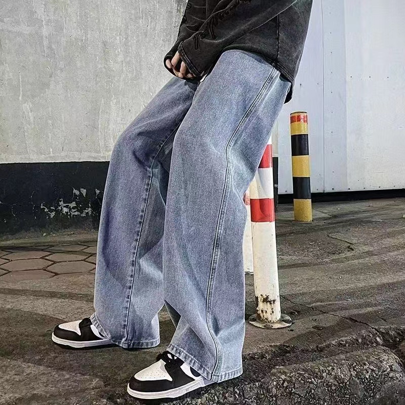 Streetwear Clothing Brands - 2023New Streetwear pantalones vaqueros sueltos hombres