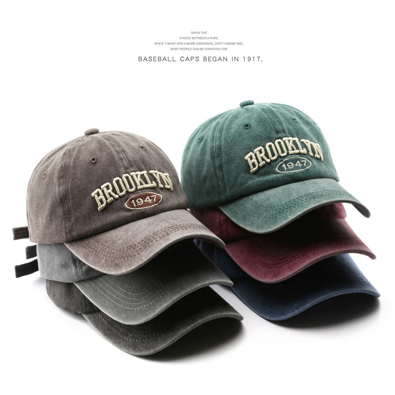 Streetwear Brand Beanie - Gorras de béisbol Retro brooklyn Bordado