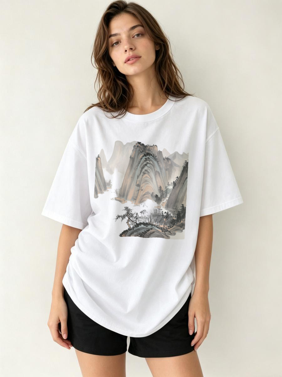 Urban Streetwear Brand - Camisetas Streetwear Oversize con Estampado Gráfico,