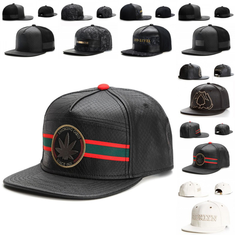Streetwear Brand Beanie - Gorra de Béisbol de Cuero de