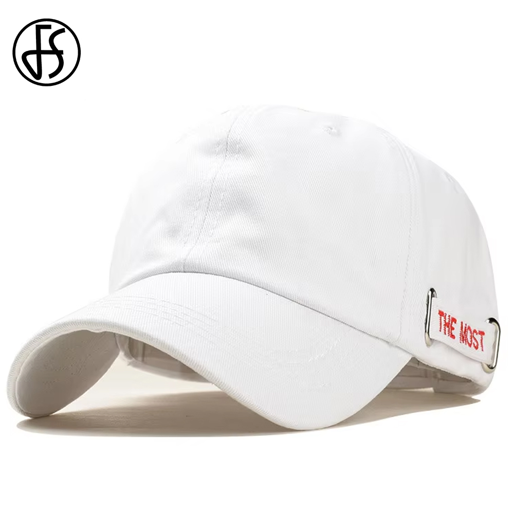 Cap Streetwear Brand - FS, ropa informal de algodón blanco