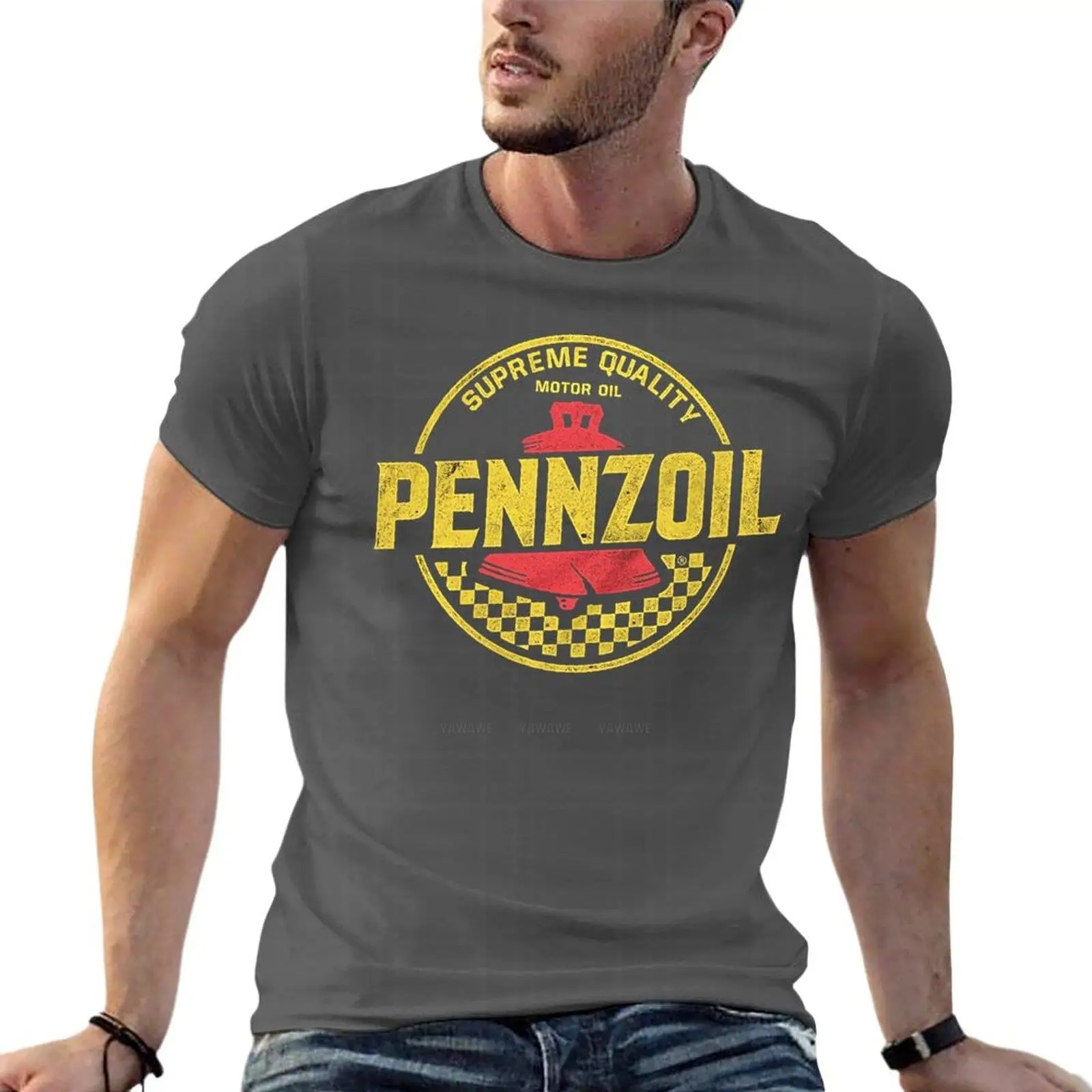 Streetwear Clothing Brands - Camisetas desgastadas con Logo de aceite