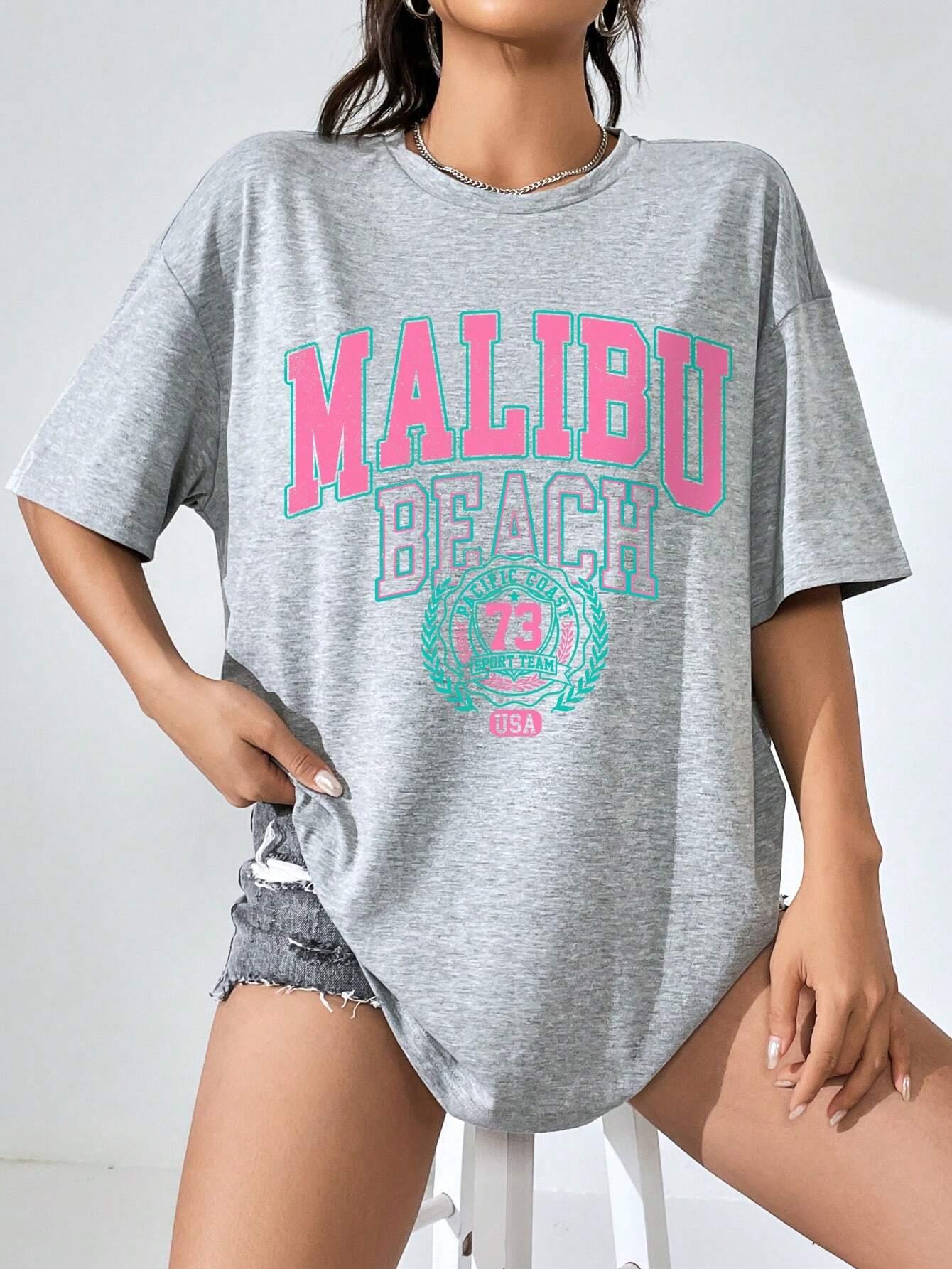 Malibu Beach-camisetas con est - Streetwear Clothing Brands reseña y precio