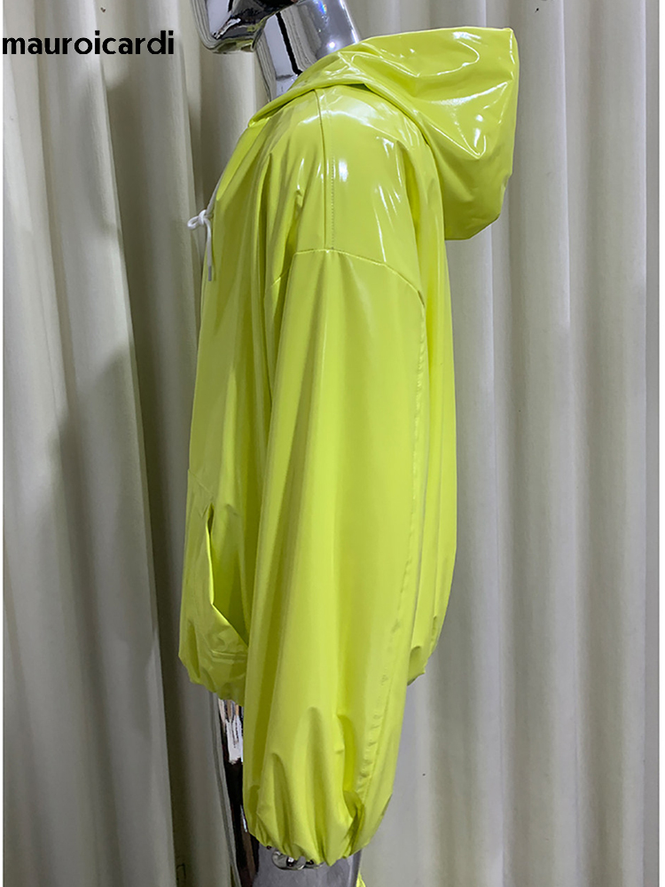 Chaqueta de Cuero Brillante Ex - Streetwear Clothing Brands reseña y precio