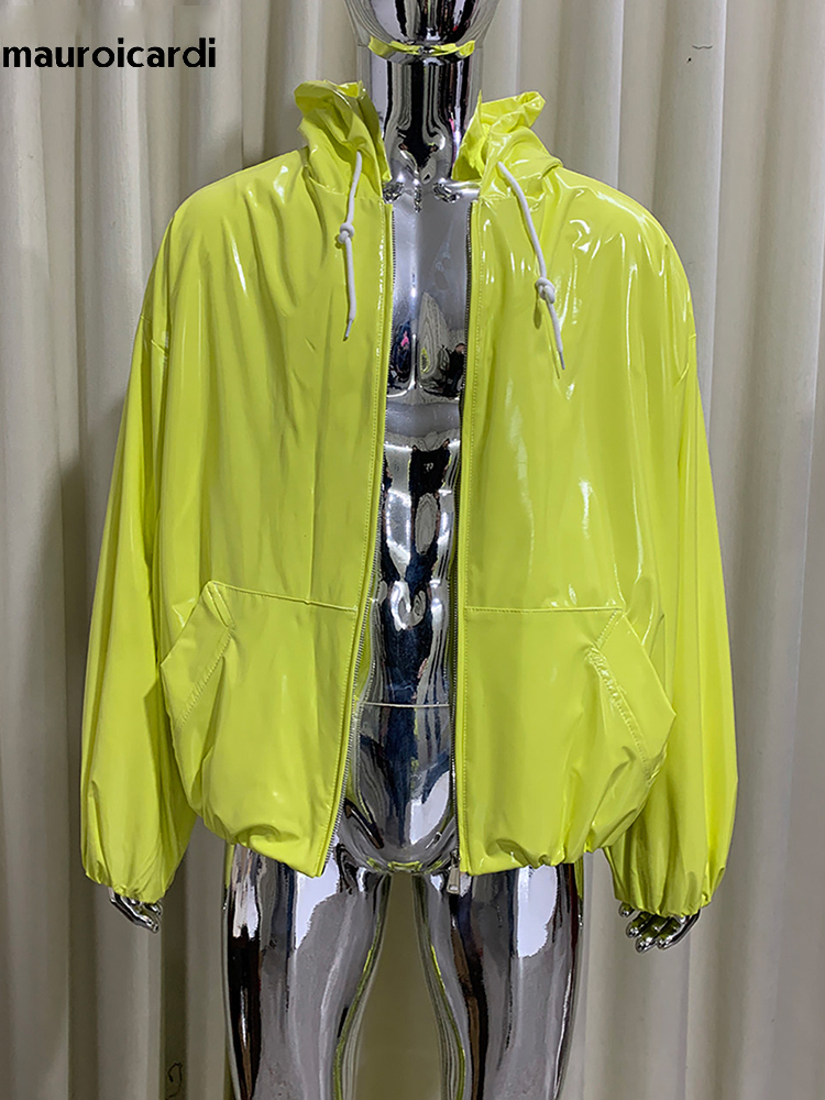 Chaqueta de Cuero Brillante Ex - Streetwear Clothing Brands reseña y precio