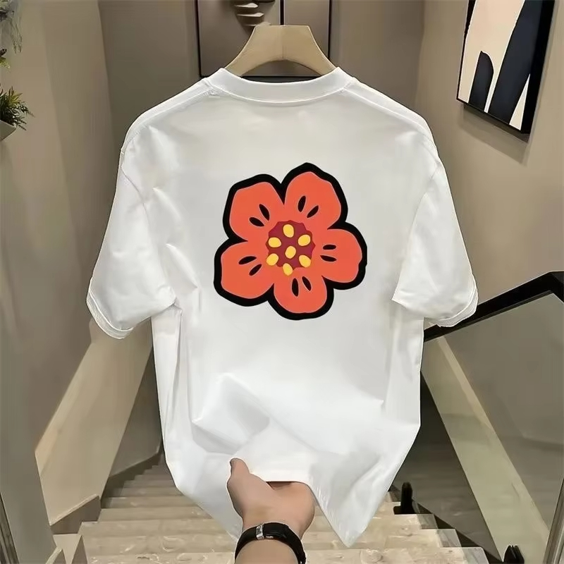 Camiseta de algodón con estamp - Streetwear Brand Flower reseña y precio