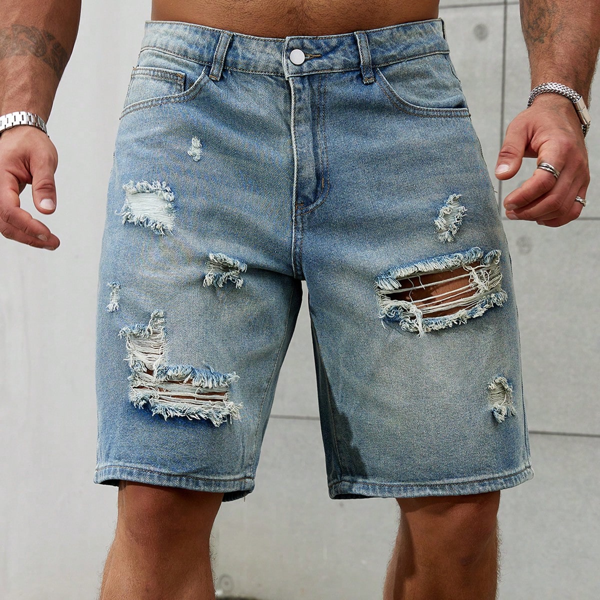 Pantalones vaqueros cortos ras - Streetwear Clothing Brands reseña y precio